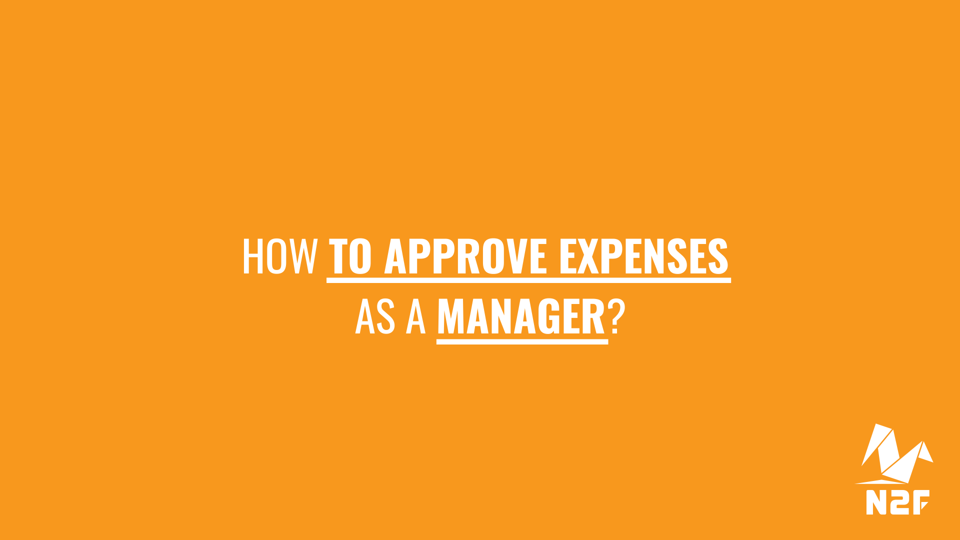 How to approve expenses as a manager?