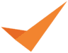 Pictogramme check orange