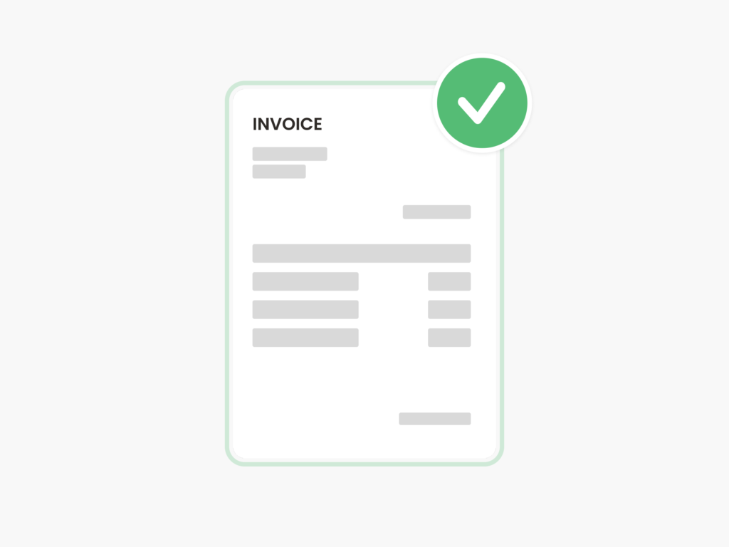 Invoice conformity check