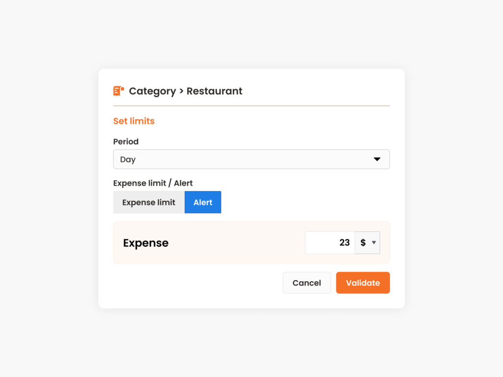 Expense policy