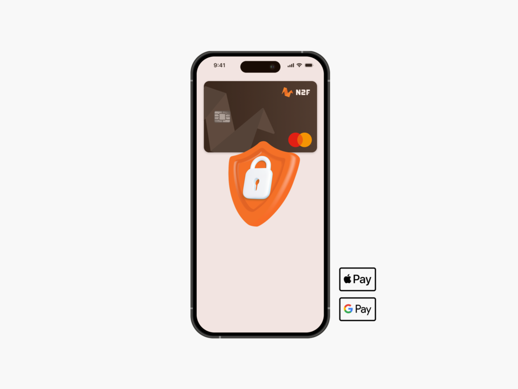 Secure payment with N2F cards