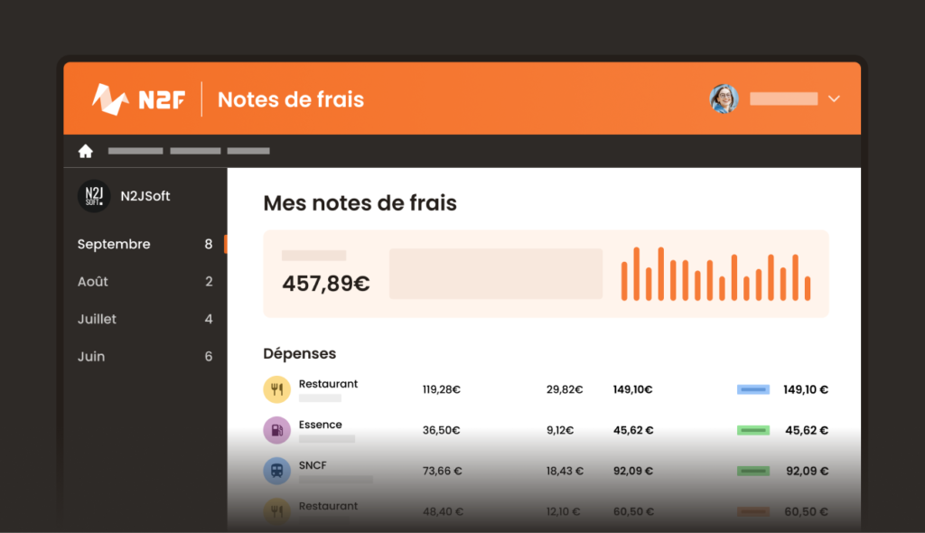 N2F Notes de frais