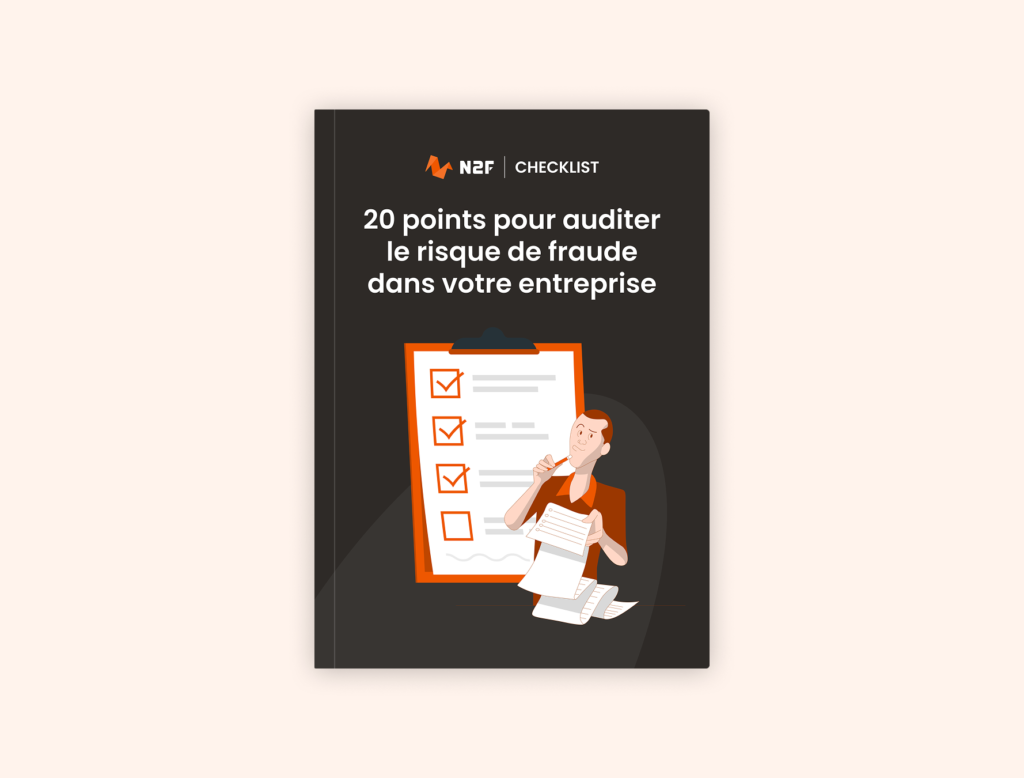 Checklist des risques de fraude en entreprise - fond orange