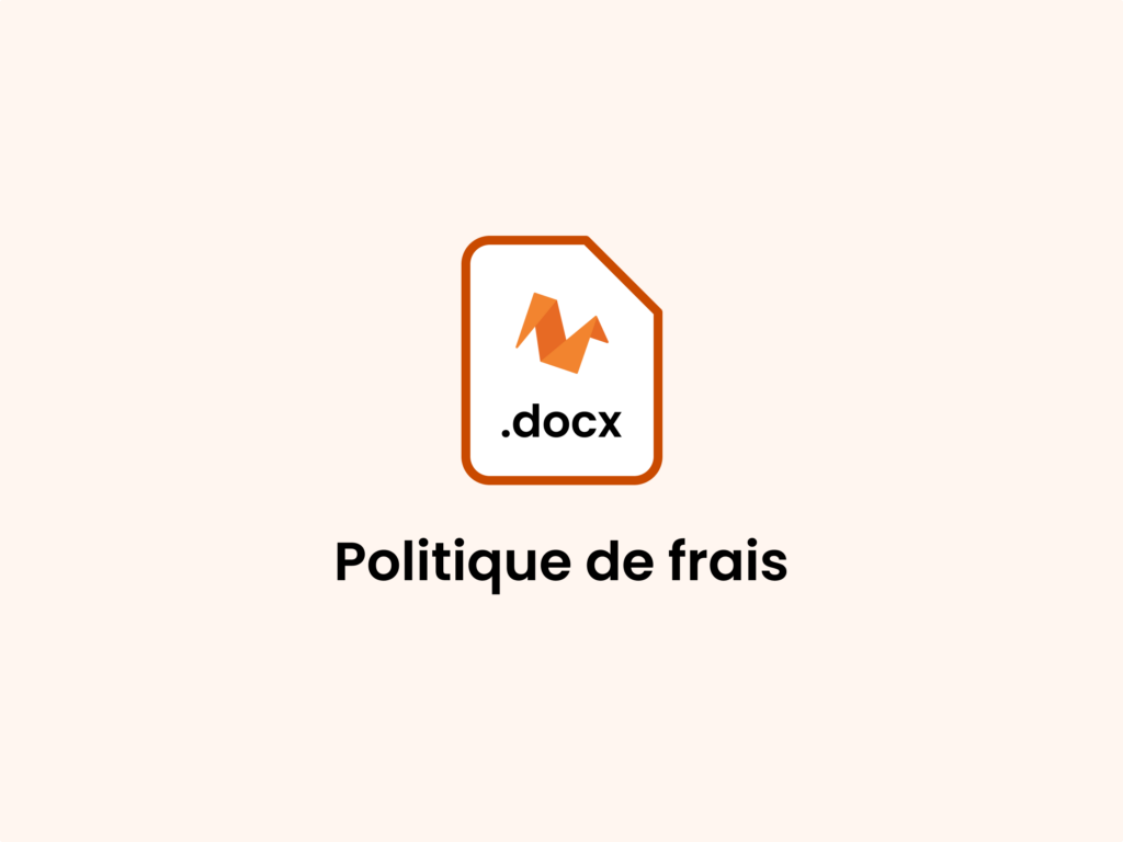 Thumbnail - Modèle de politique de frais