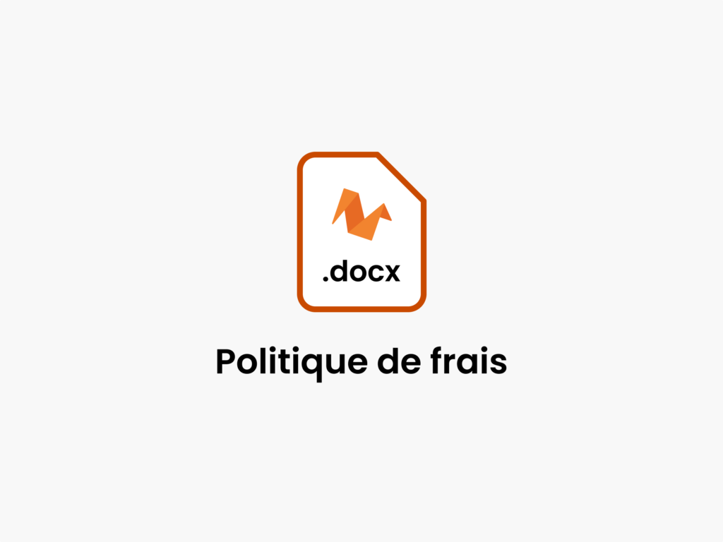 Thumbnail - Modèle de politique de frais