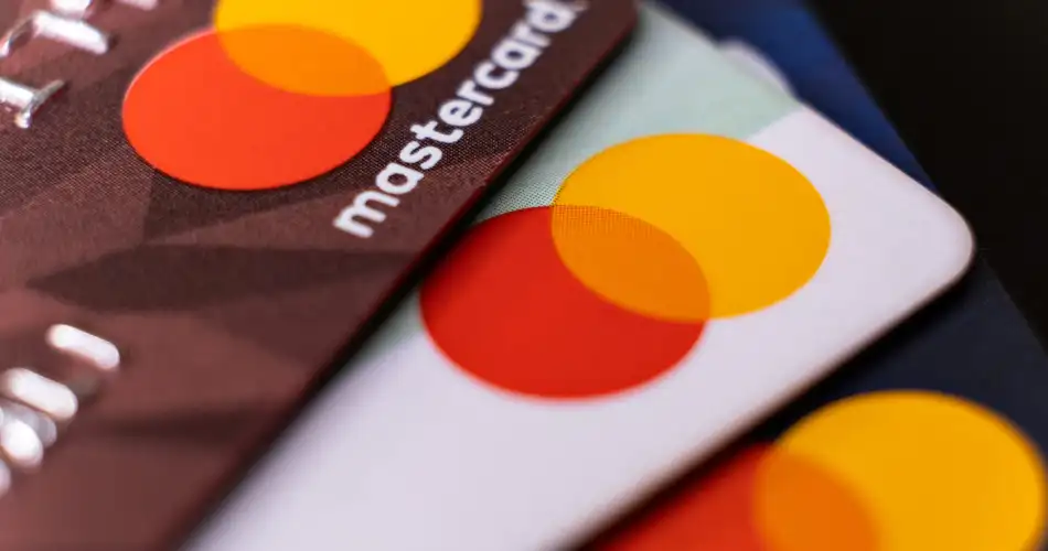 Close up of banking cards