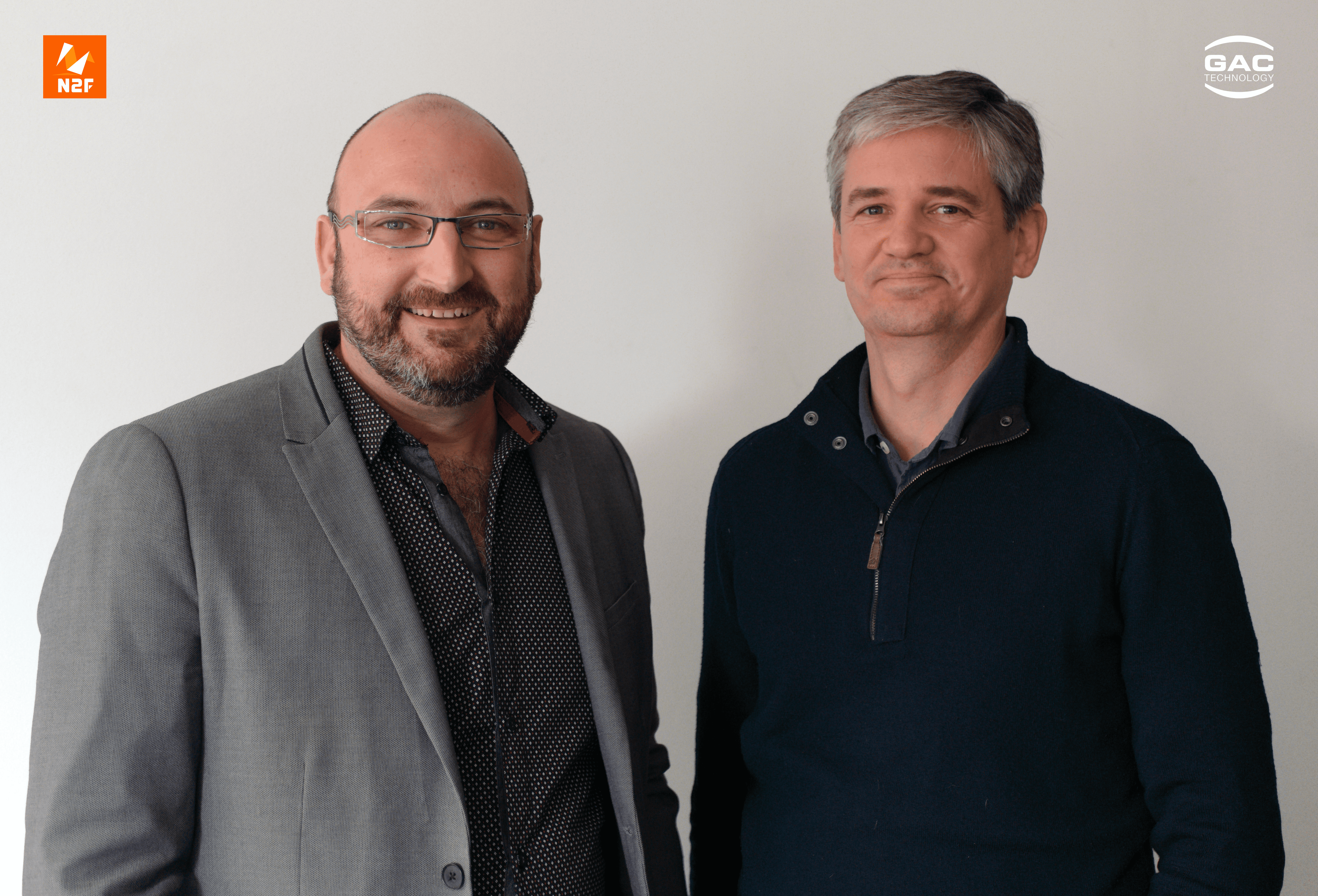 Nicolas Dubouloz et Géraud Porteu, Directeurs de N2F et GAC Technology