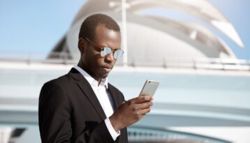 Employee on a business trip