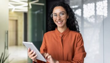 Portait of a successful hispanic woman